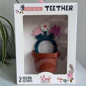 Darling Floral Silicone Teether Set